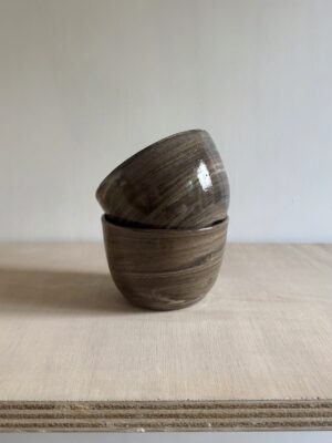 Marble round cups - SET