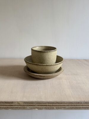 Matte stacking set - sage stone - SET of 3