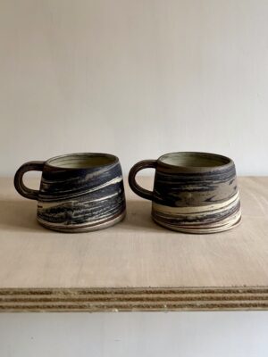 Triangle marble cups - SET II