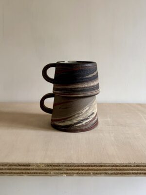 Triangle marble cups - SET IV